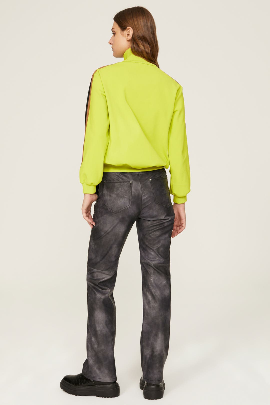 Tie Dye Faux Leather Pants by TheOpen Product | Rent the Runway