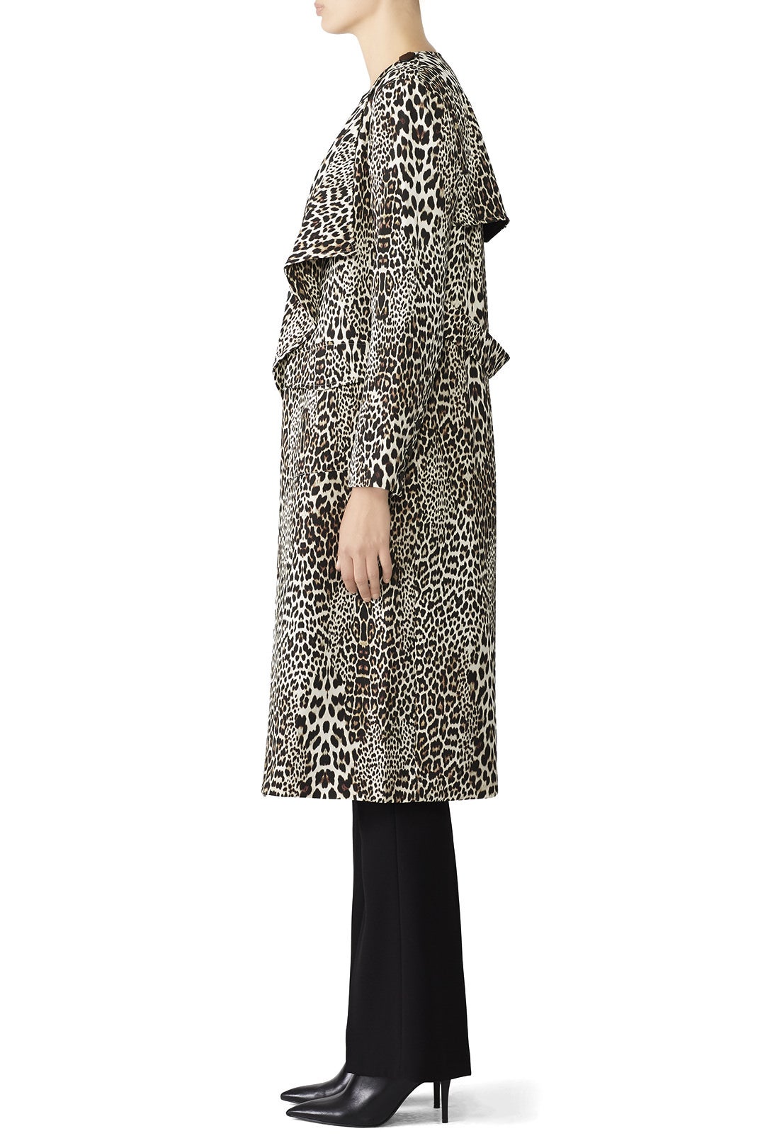 Leopard Long Jacket by Badgley Mischka 2