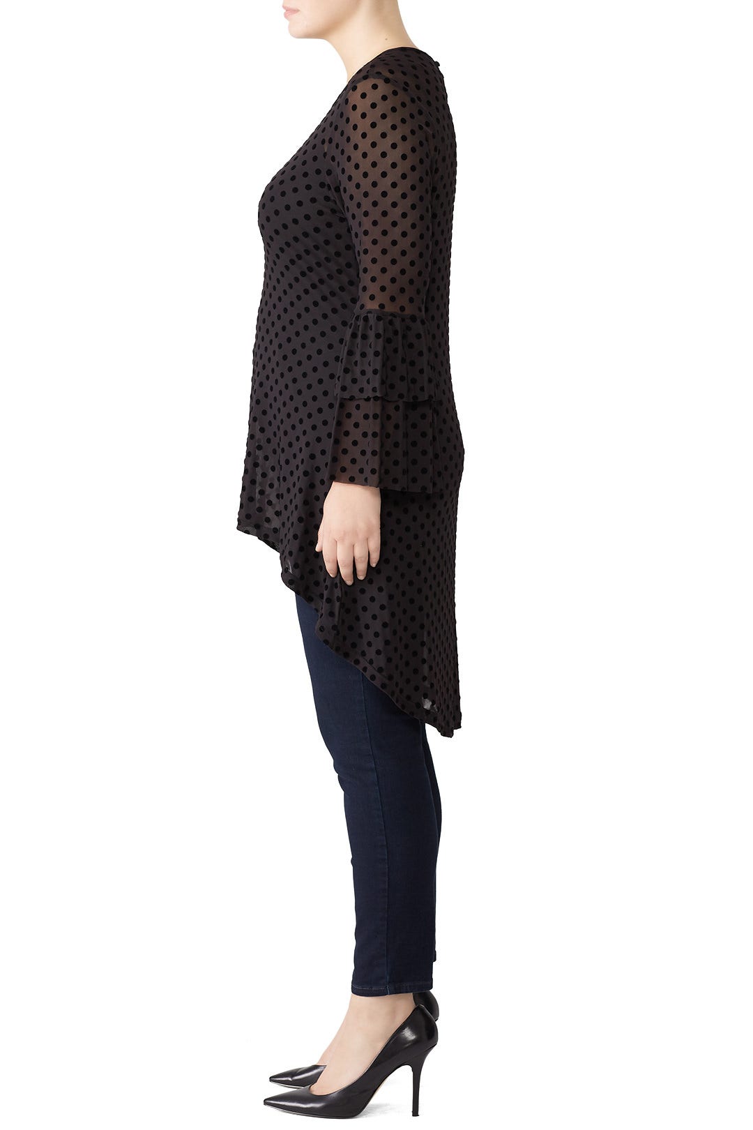 Sheer Mesh Romance Tunic by City Chic 1