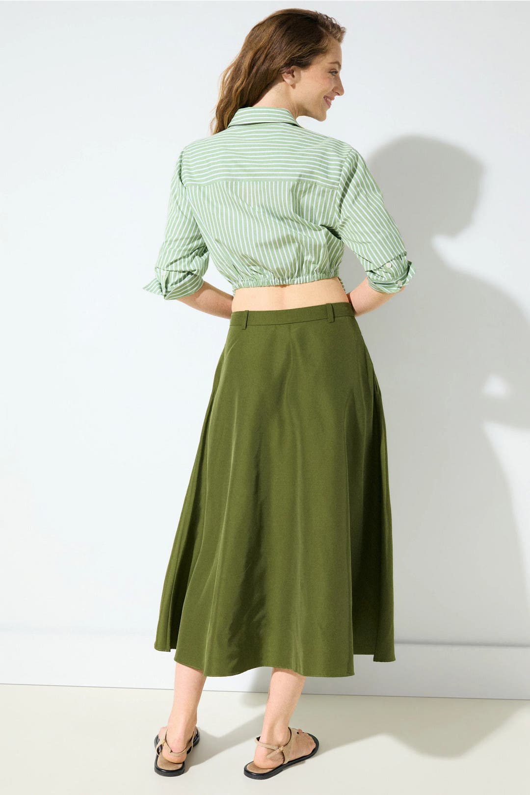 Satin Midi Skirt by Jason Wu x RTR | Rent the Runway