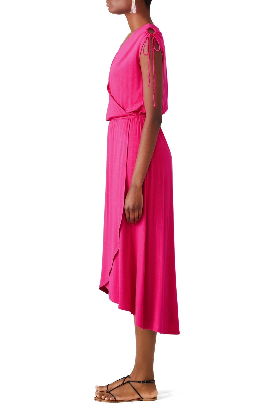 Pink Surplice Dress by Slate & Willow 2