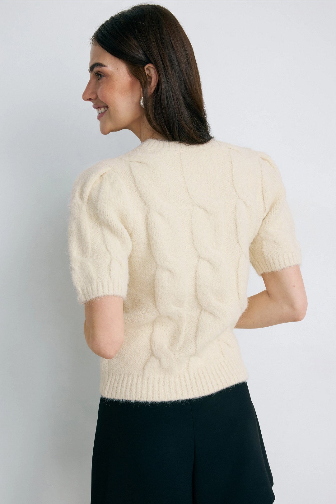 Crew Neck Cable Knit Sweater by Ted Baker London 2