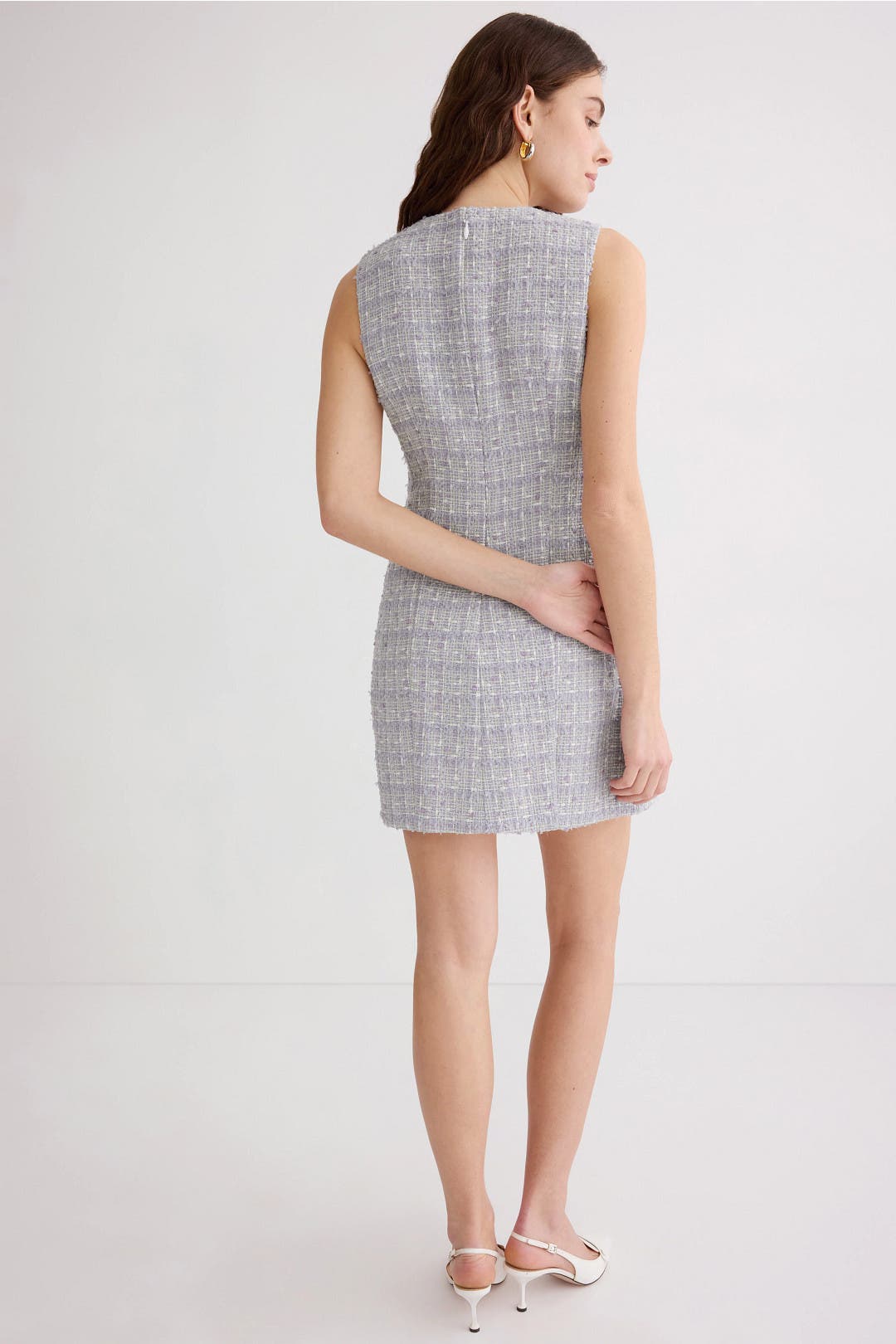 Tweed Button Front Dress by Adam Lippes x RTR | Rent the Runway