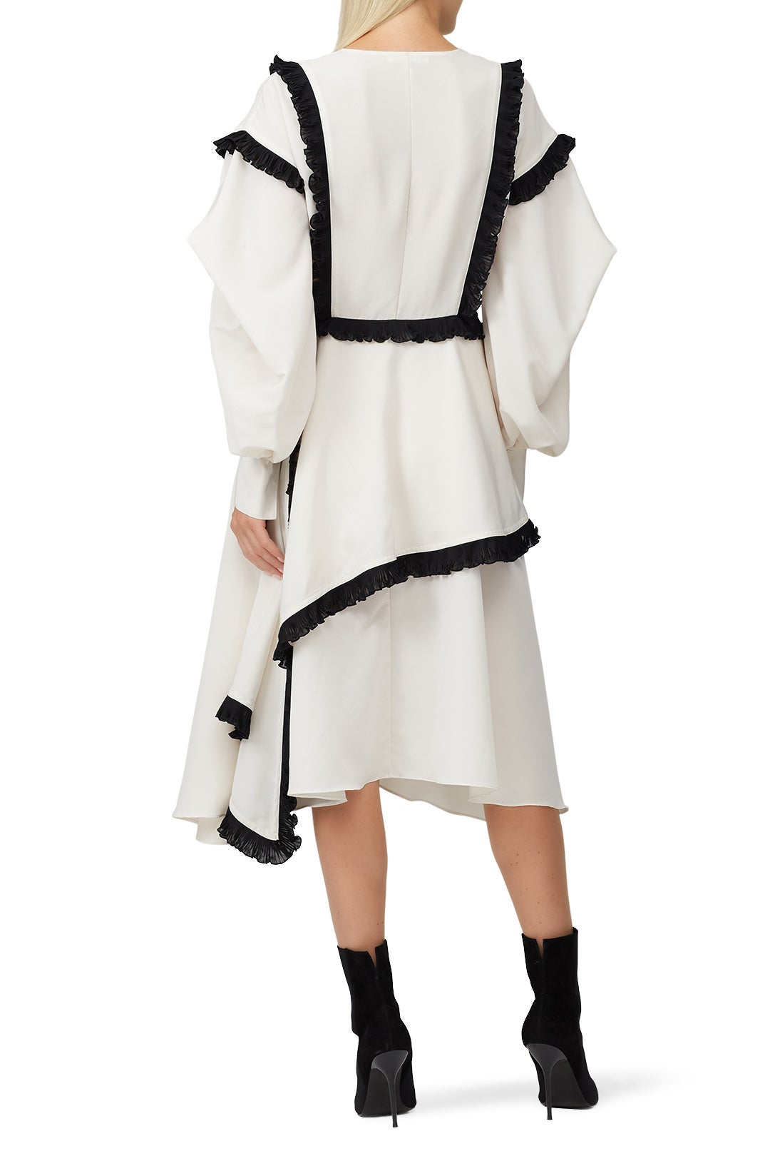 Asymmetric Ruffle Dress by ADEAM 2