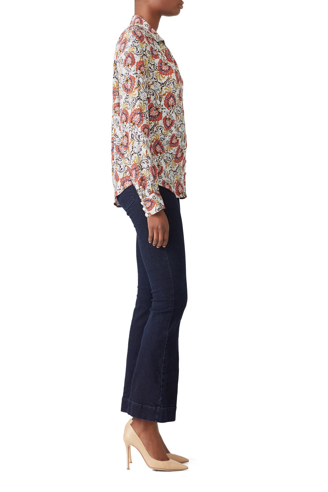 Floral Pleat Back Shirt by Fifteen Twenty 2