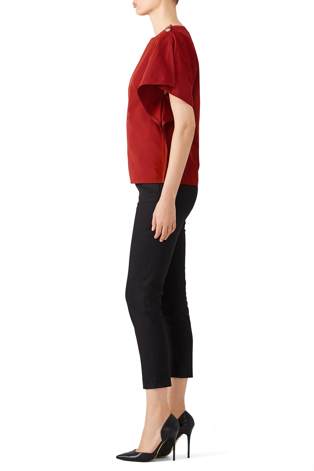 Red Asymmetrical Top by Marni 2
