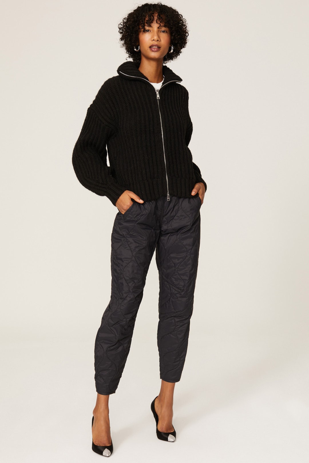 Cheri Zip Turtleneck Sweater by Zadig & Voltaire 2