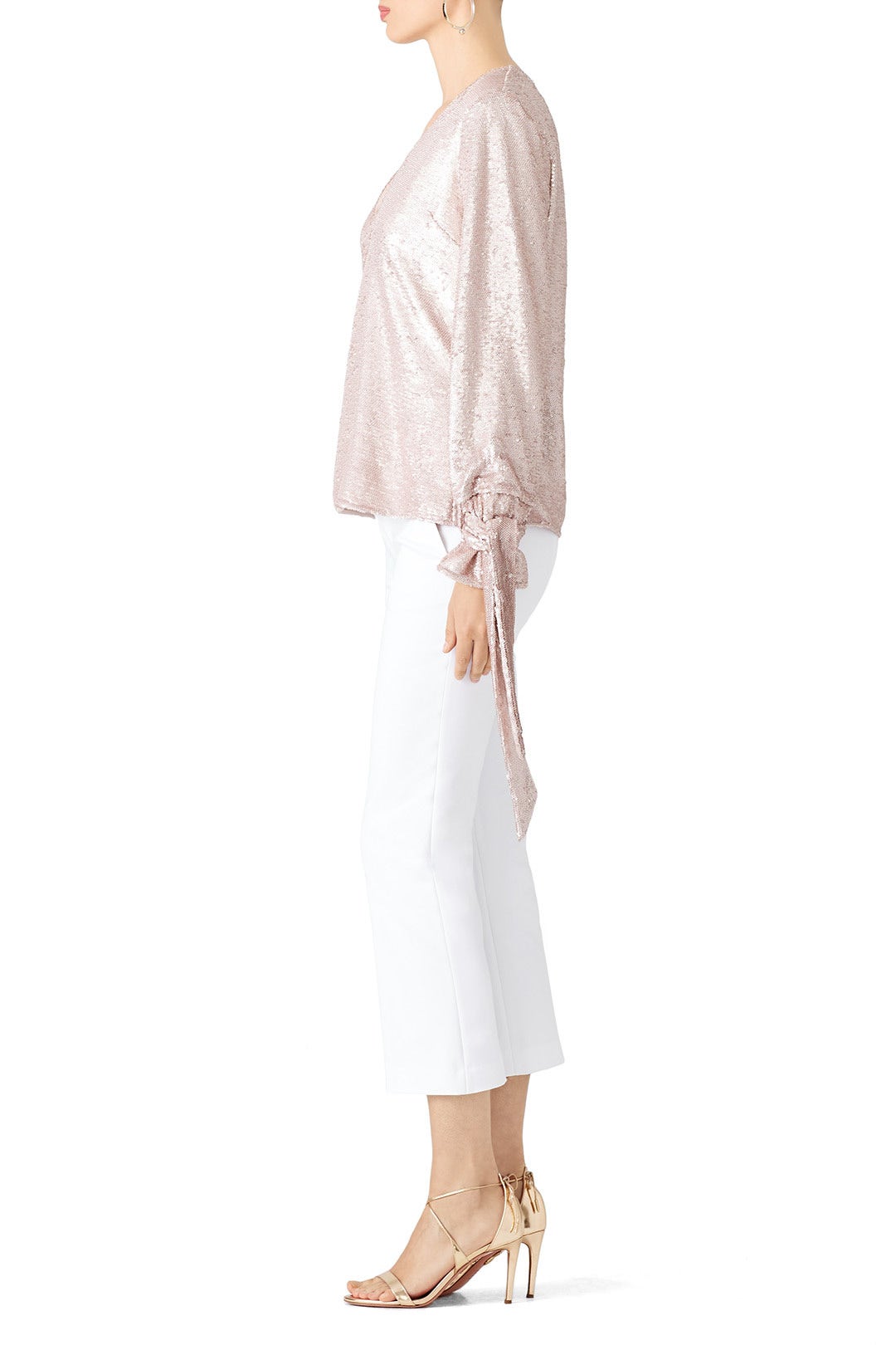 Pink Sequin Top by C/MEO COLLECTIVE 1