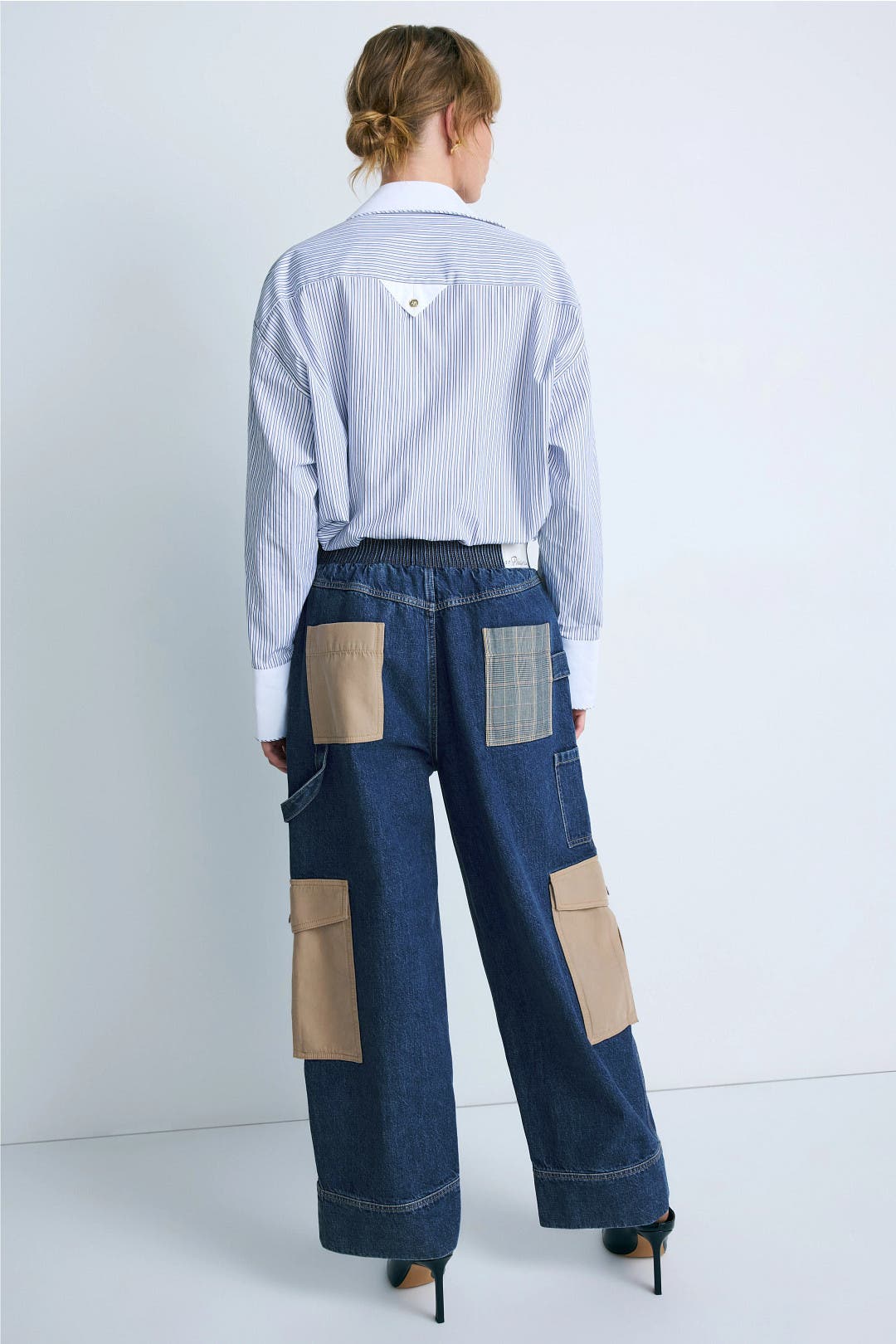 Denim Patchwork Pull On Jeans by 3.1 Phillip Lim | Rent the Runway