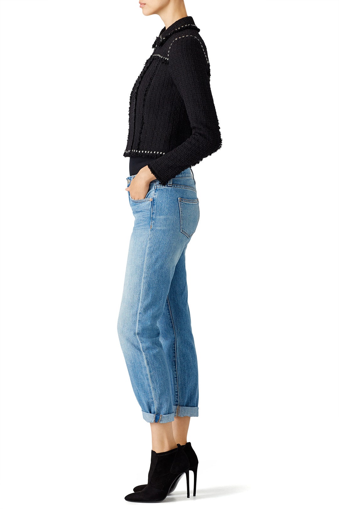 Black Studded Jacket by Rebecca Taylor NYC 2