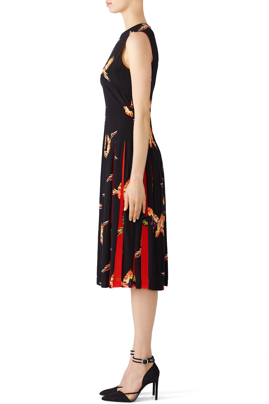 Aurora Pleated Midi Dress by Diane von Furstenberg 1