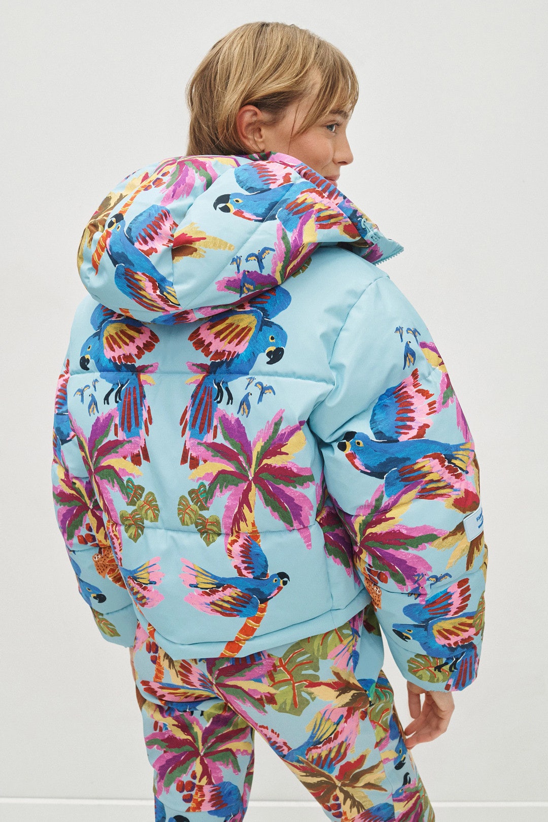 Macaw Puffer Jacket by FARM Rio 2