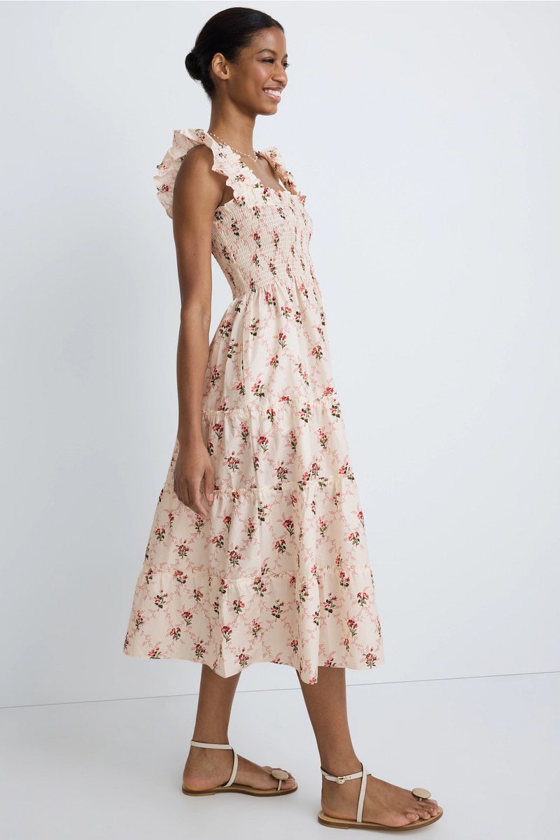 Tropical Pink Laces Midi Dress by FARM Rio | Rent the Runway Tropical Pink Laces Midi Dress by FARM Rio | Rent the Runway