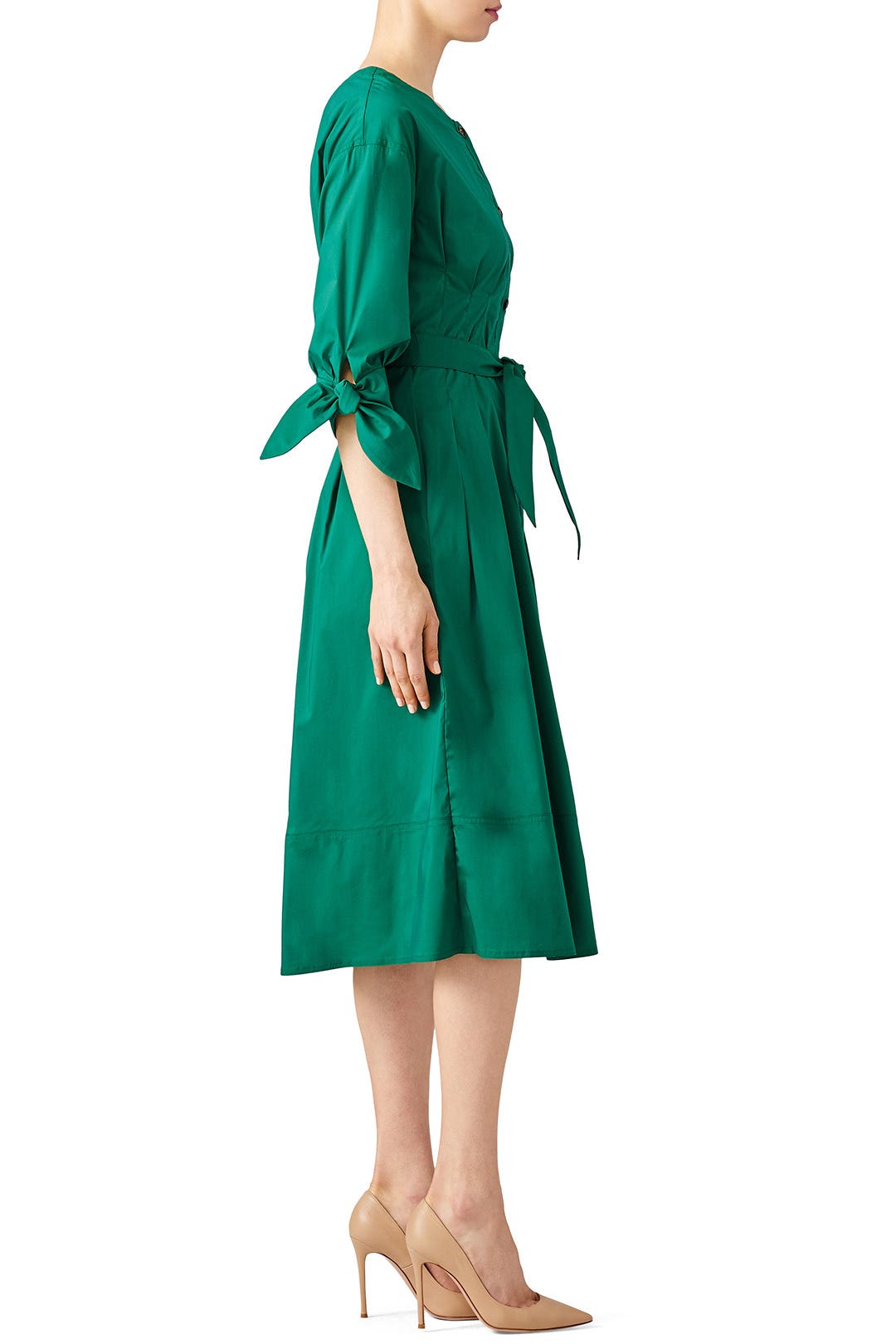 Emerald Shirtdress by Jason Wu 2