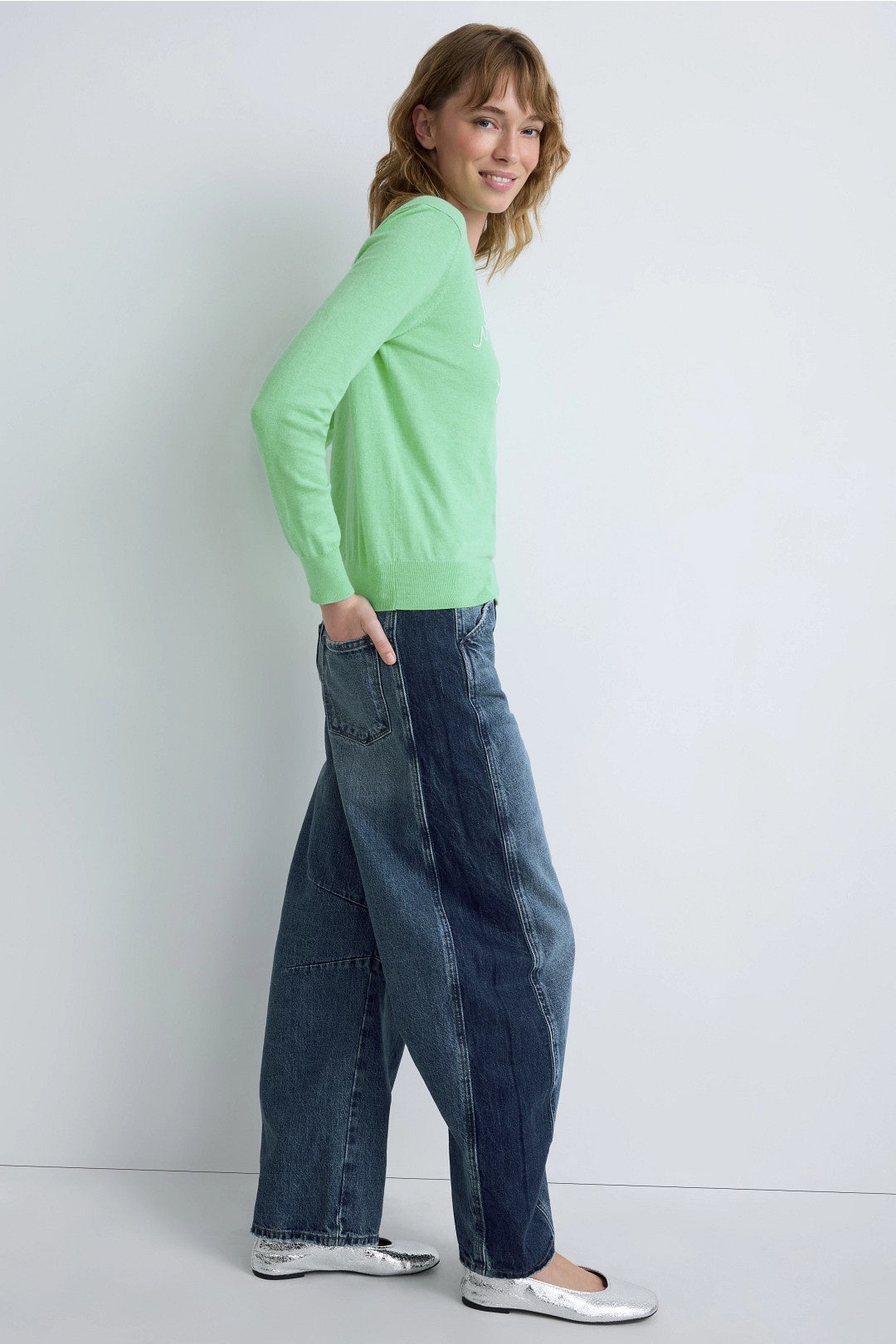 Wild and Precious Crewneck Sweater by Lingua Franca 1