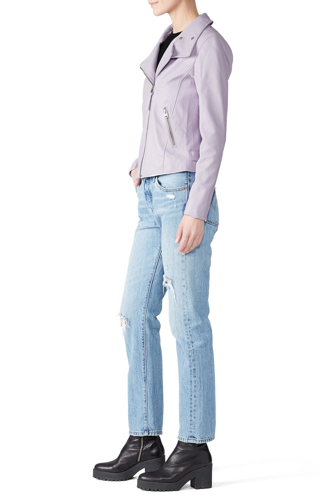 Sandy Leather Jacket by Mackage 2