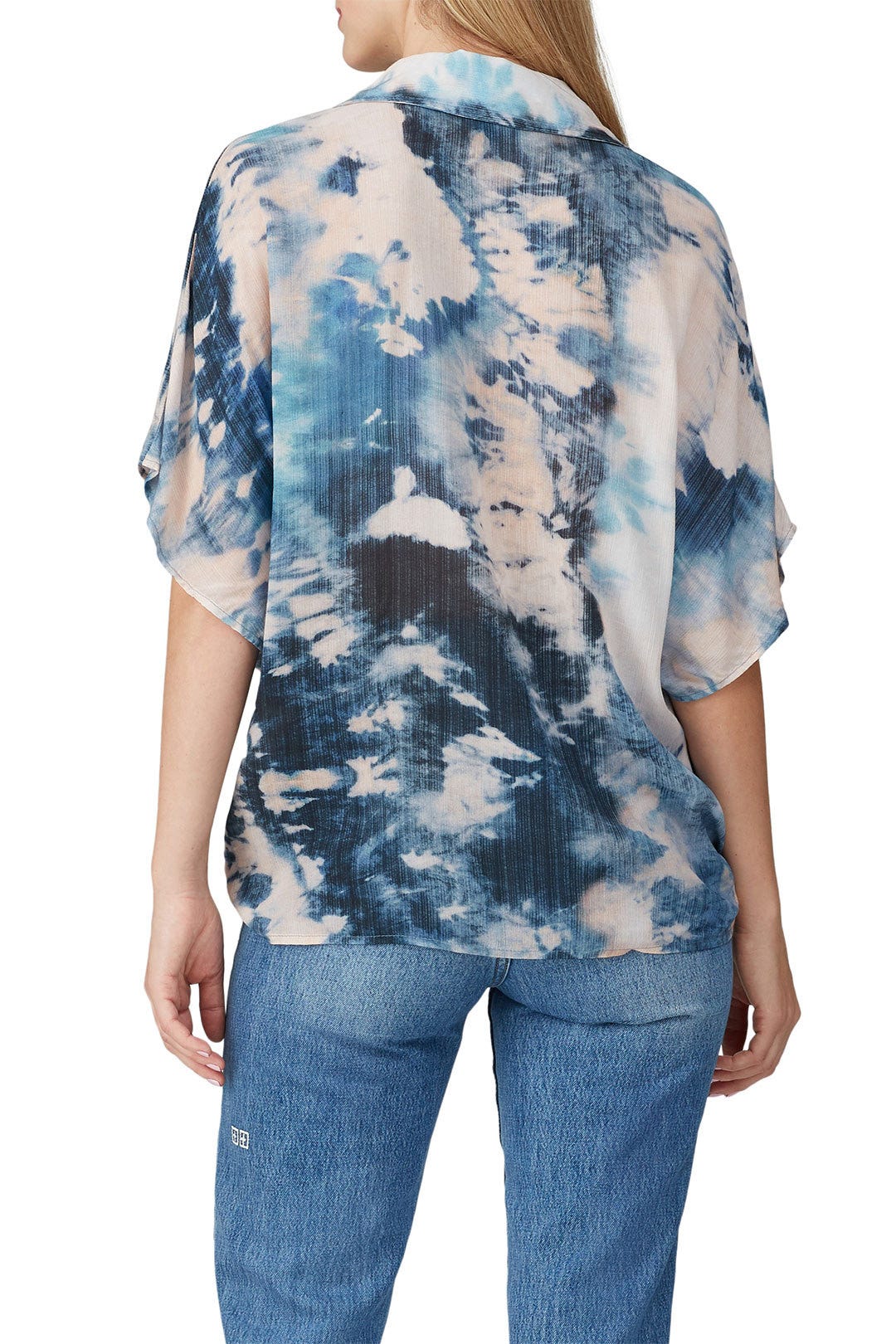 Tie Dye Twist Front Top by Fifteen Twenty 2