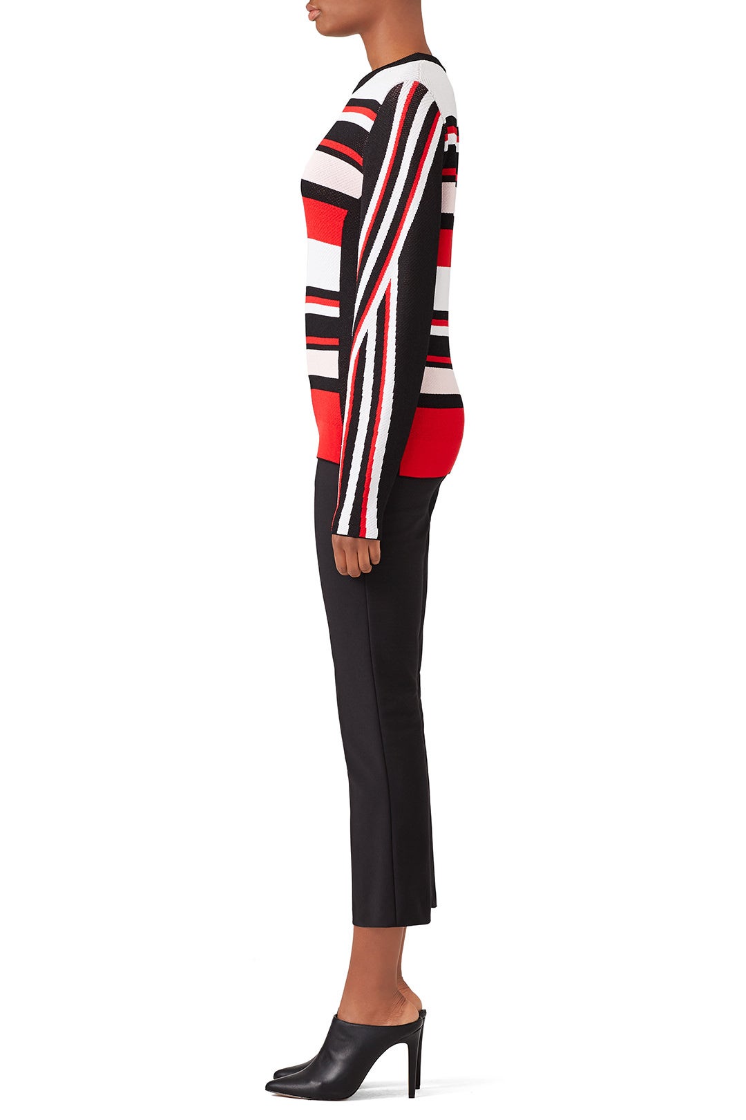 Horizontal Stripe Sweater by MSGM 2