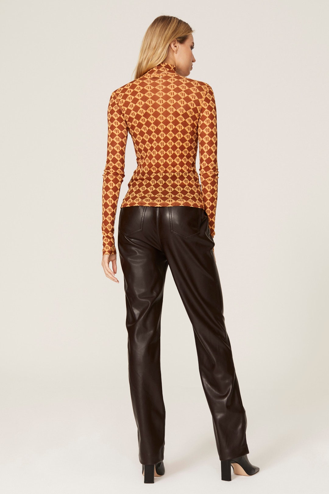 Hanny Cutout Turtleneck Top by Nanushka 2