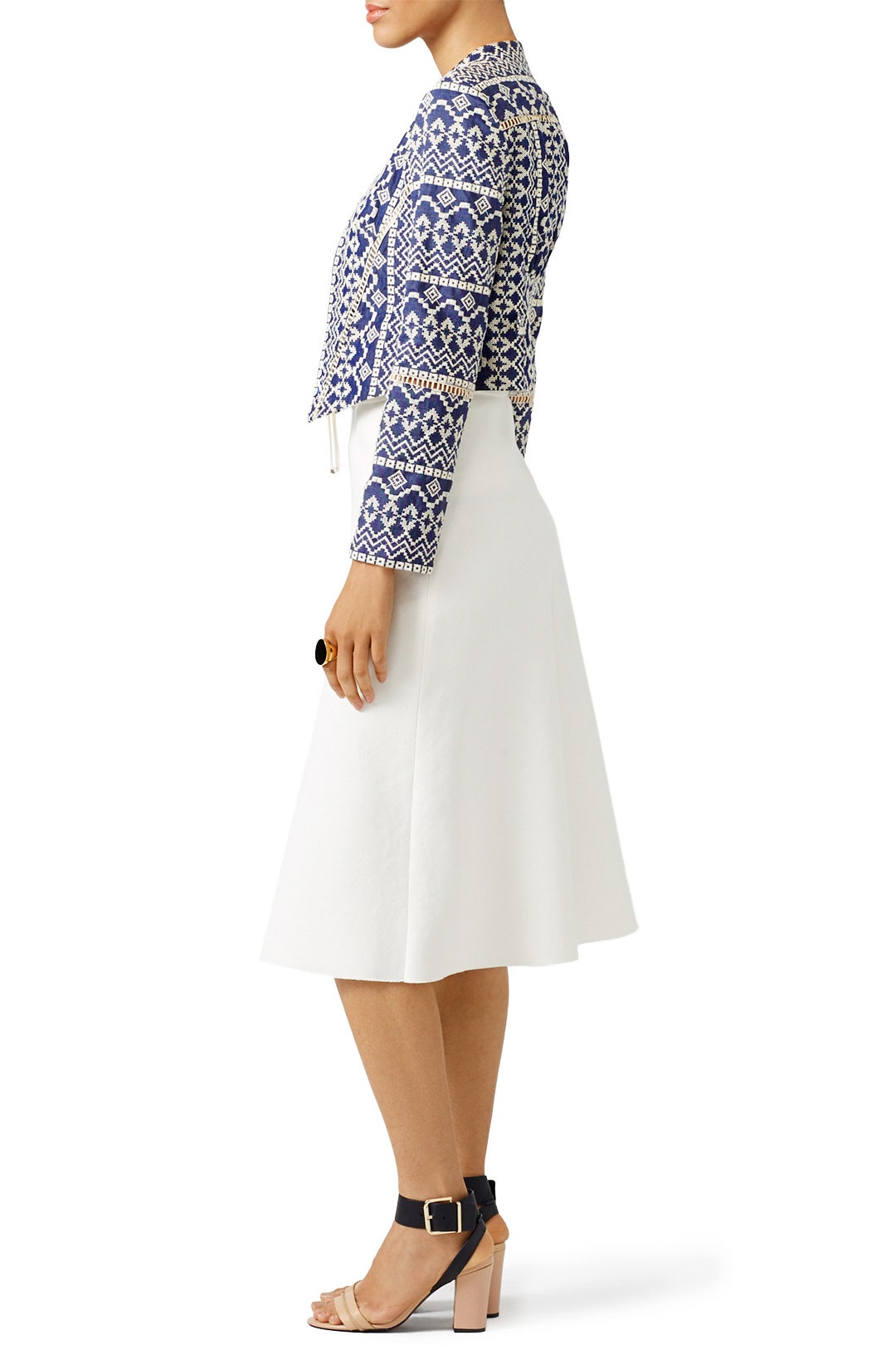 Terracotta Stitching Jacket by Nanette Lepore 2