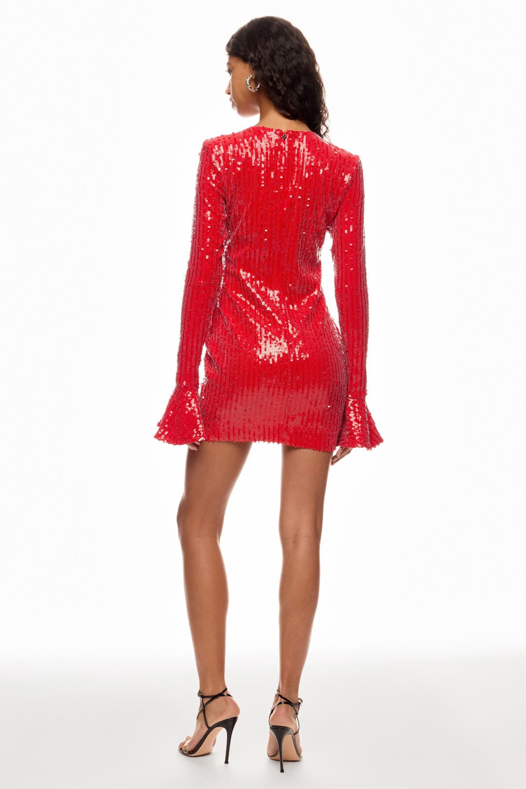 Sequin Long Sleeve Mini Dress by ROTATE Birger Christensen