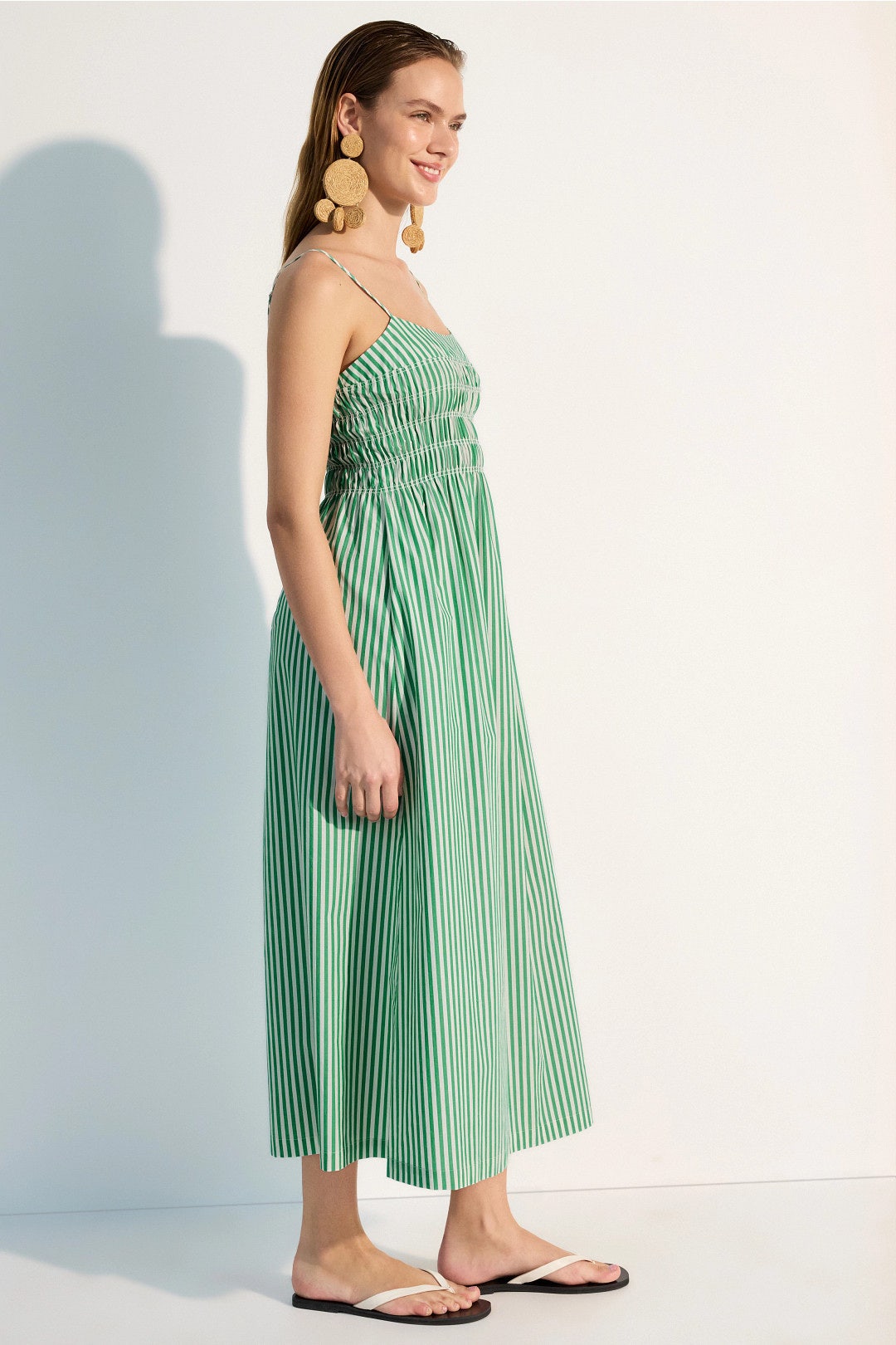 Primrose Seersucker Midi Dress by Rails 1