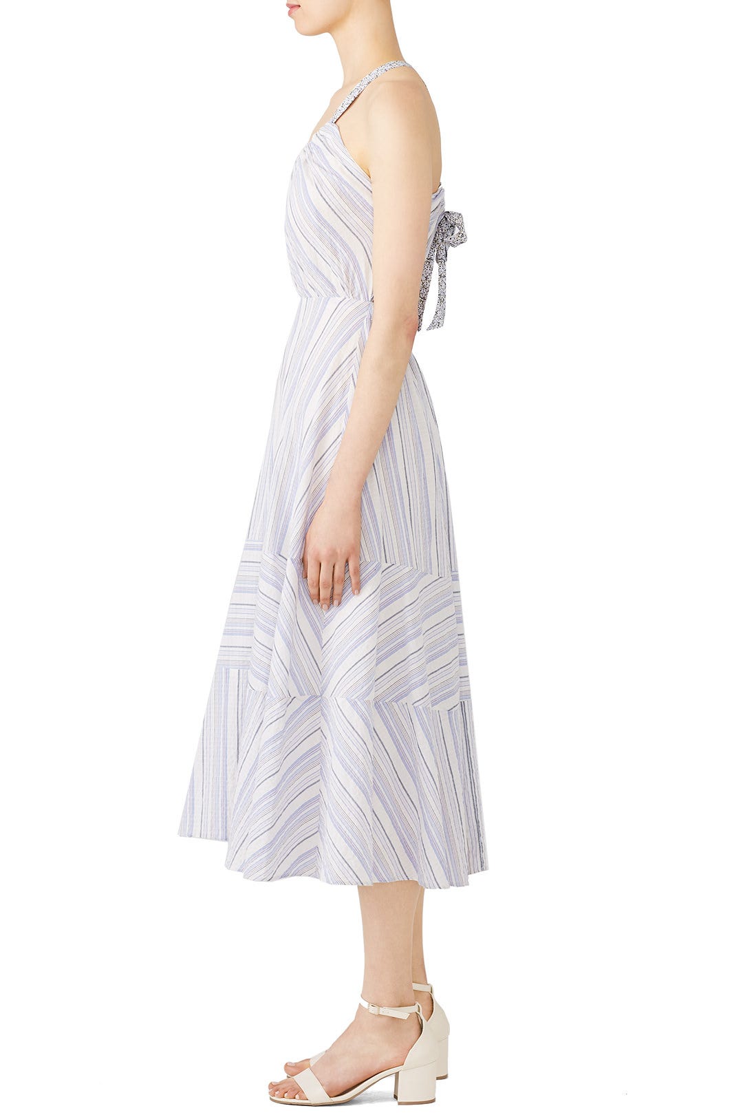 Leila Stripe Midi Dress by La Vie Rebecca Taylor 2