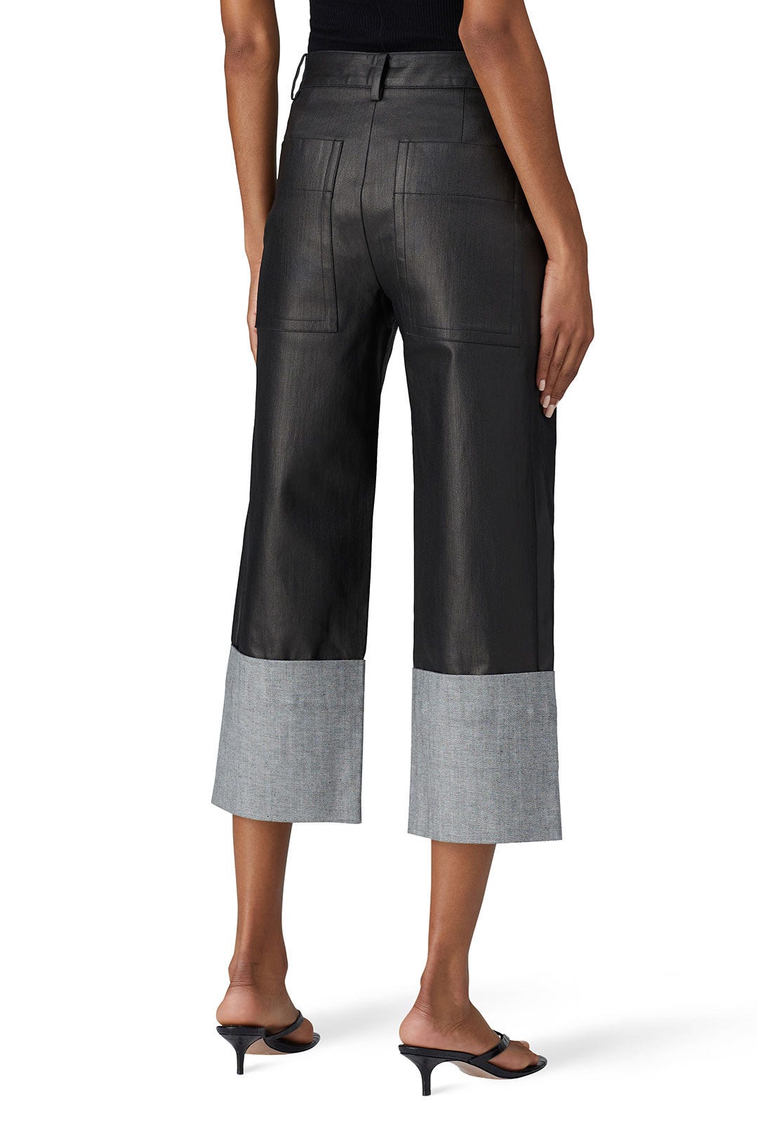 Cuffed Denim Pants by Tibi 2