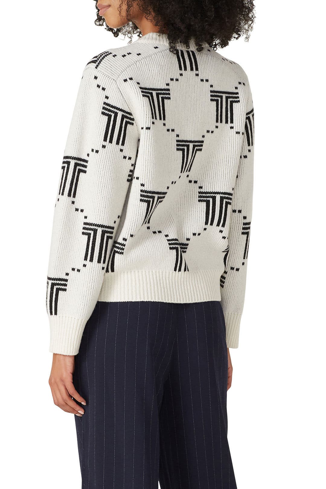 Merino Net-T Jacquard Sweater by Tory Sport | Rent the Runway