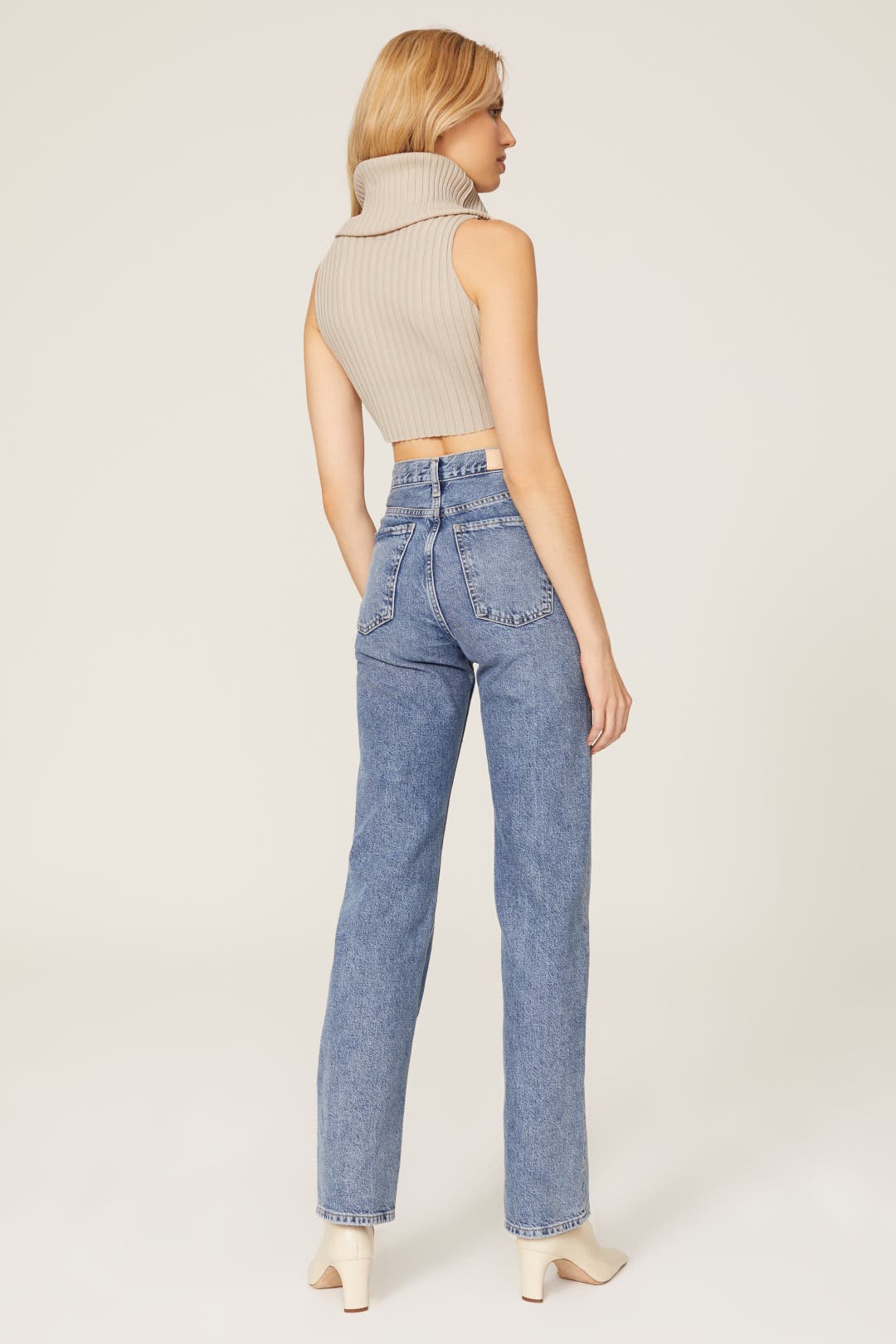 Pavia Crop Turtleneck by Aya Muse | Rent the Runway