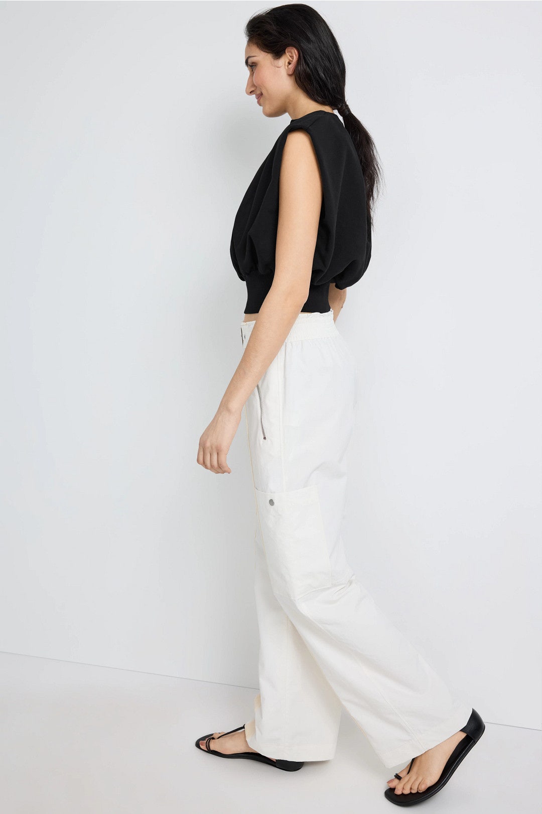Cap Sleeve French Terry Top by 3.1 Phillip Lim 1