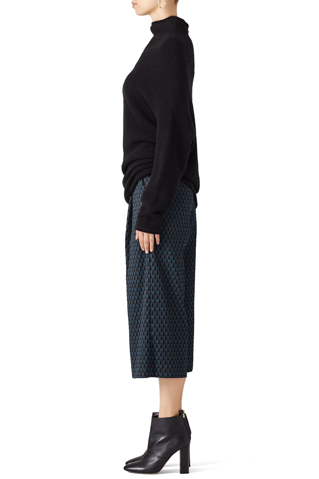 Cozy Funnel Neck Knit by HALSTON 1