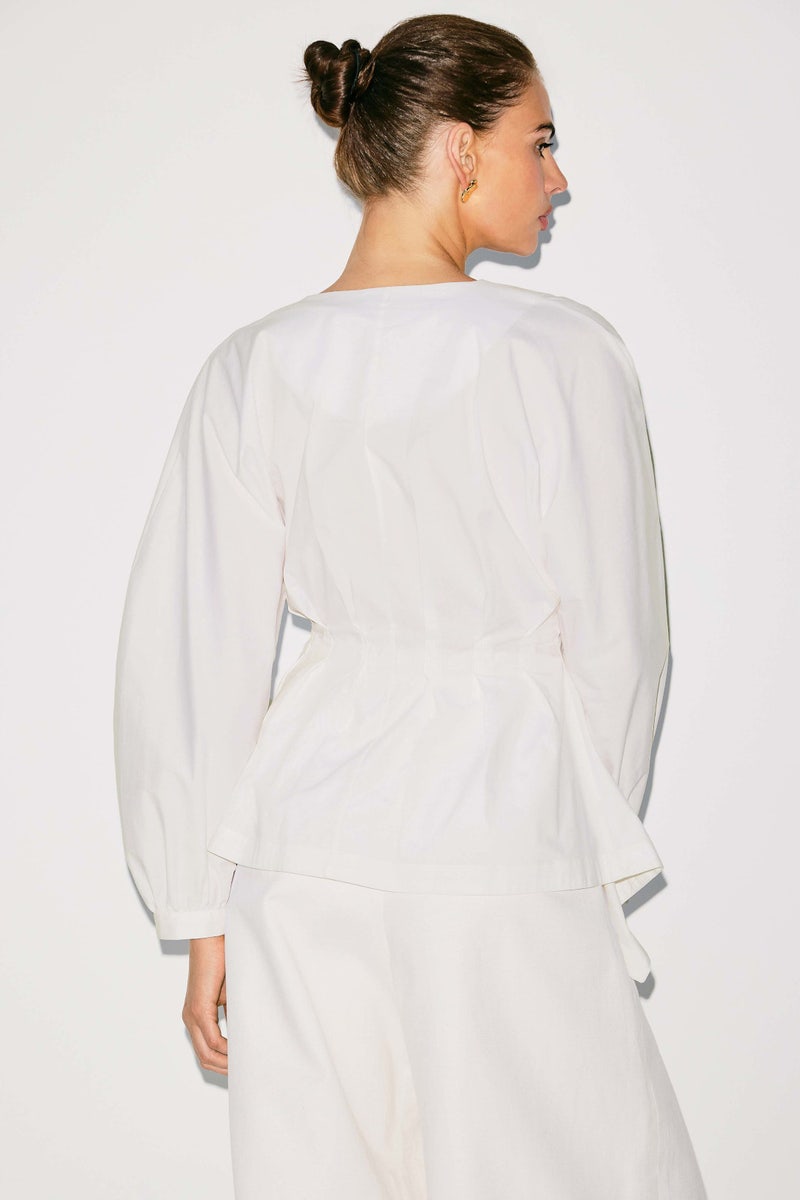 Cotton Poplin Blouse by Natori - Photo 2