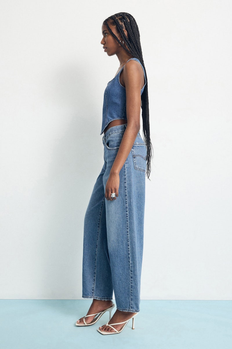 Denim Corset Top by Peter Som x RTR - Photo 2