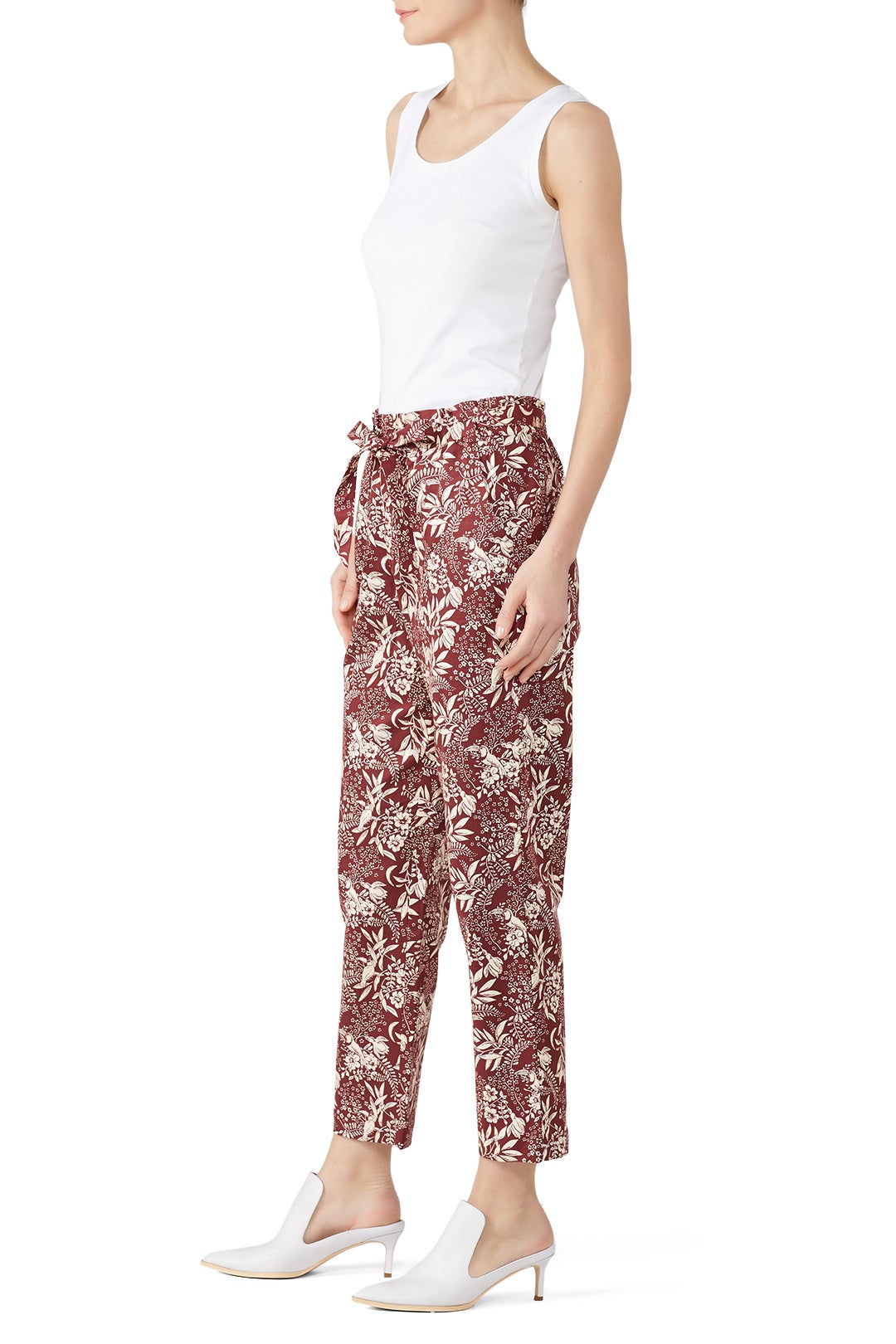 Floral Wide Leg Trousers by Scotch & Soda 2