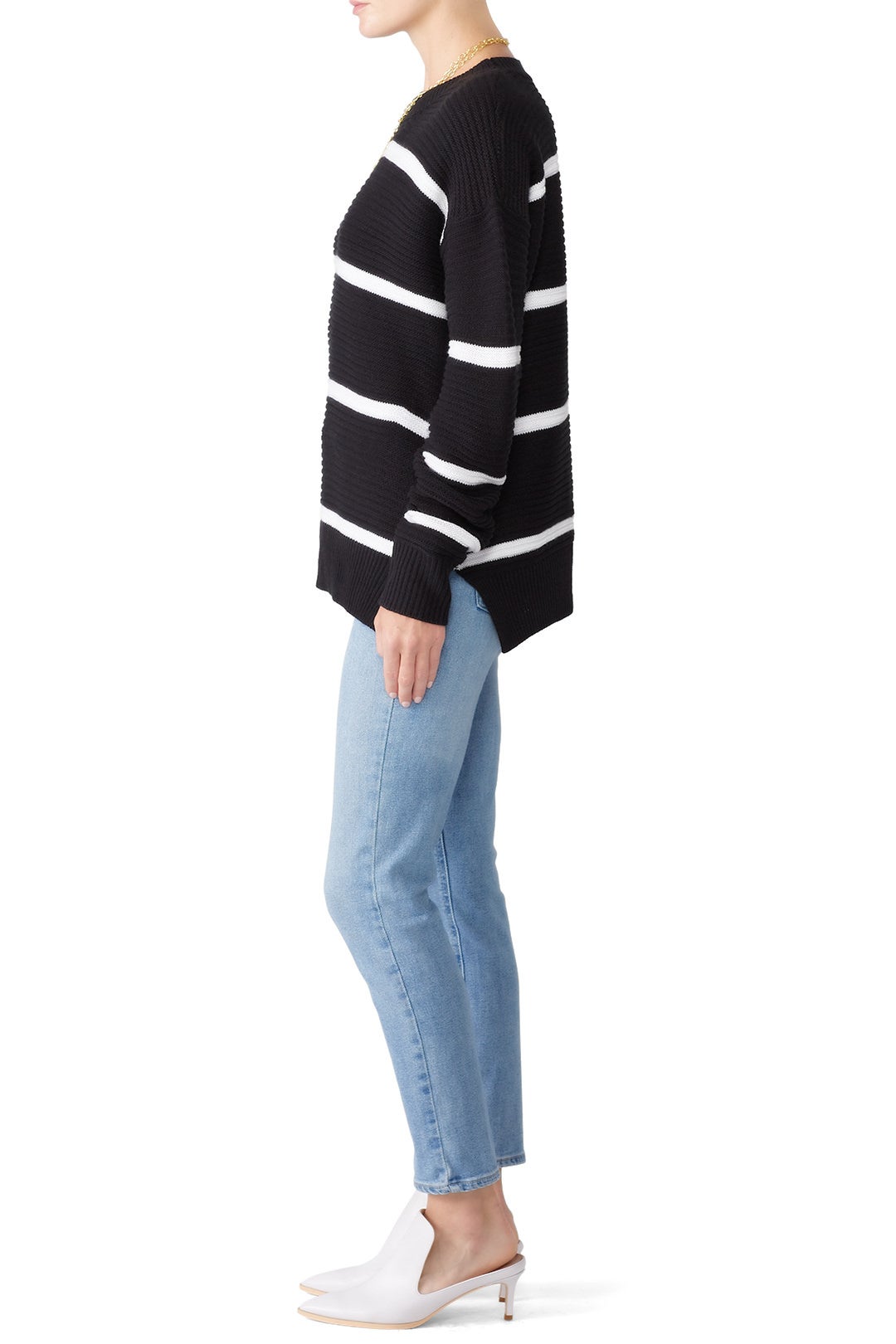 Allure Stripe Sweater by Shilla 1
