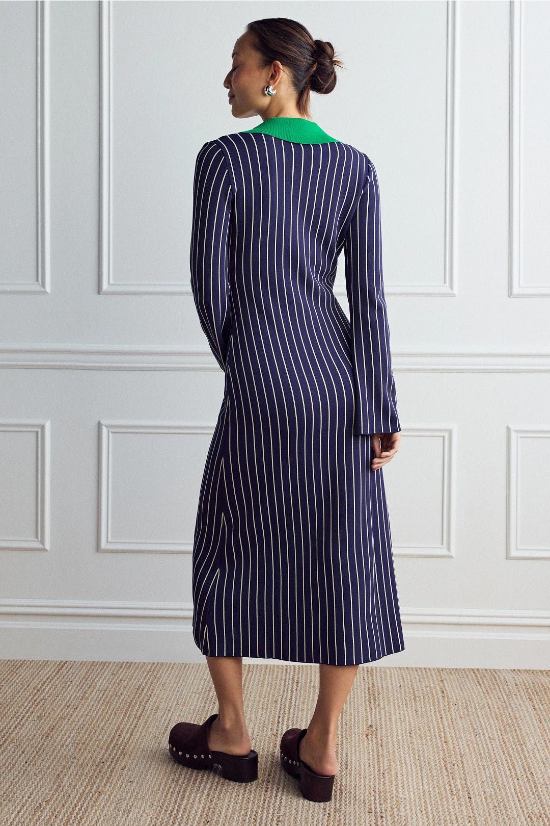 Reade Pinstripe Knit Dress by SIMONMILLER | Rent the Runway