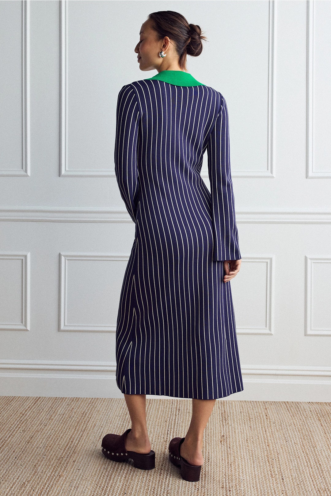 Reade Pinstripe Knit Dress by SIMONMILLER 2