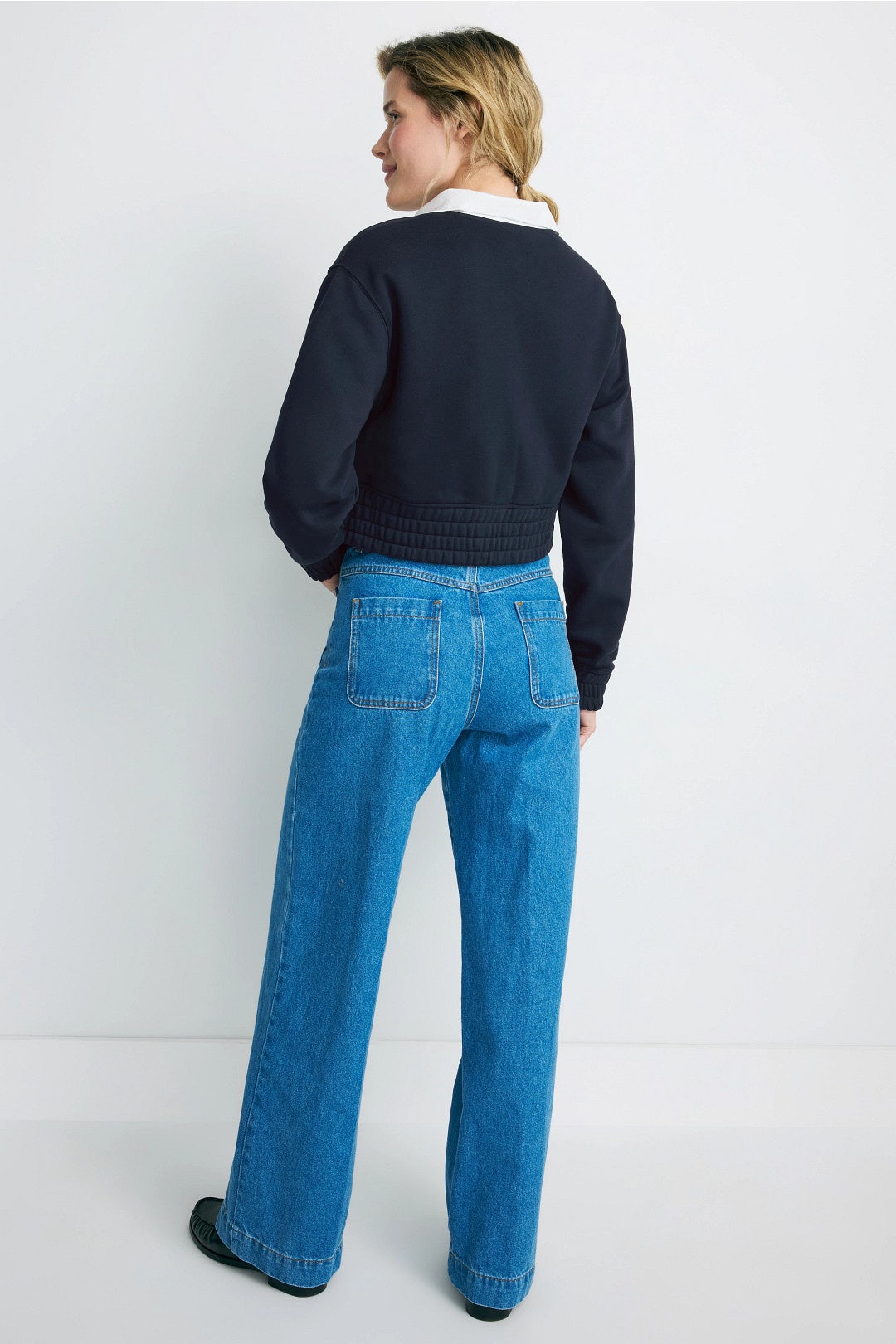 Zip Up Collared Sweatshirt by Sandro 2