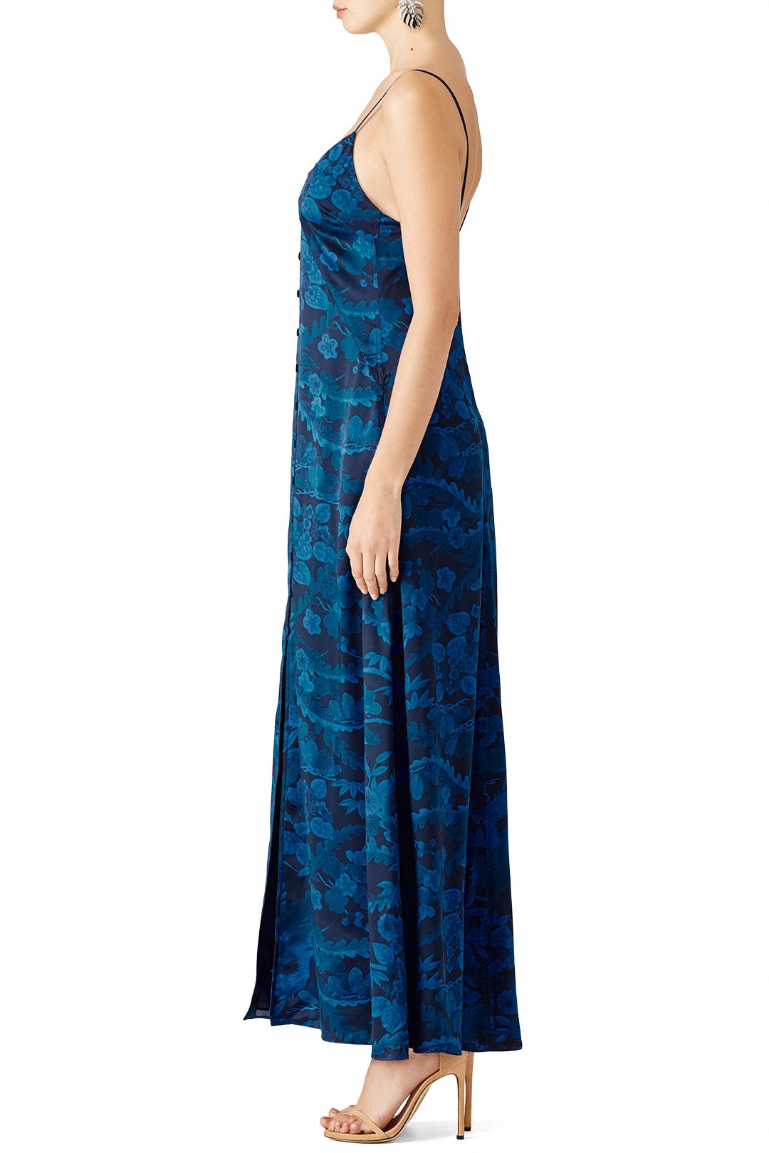 Blue Floral Kimono Maxi by Elizabeth and James 2