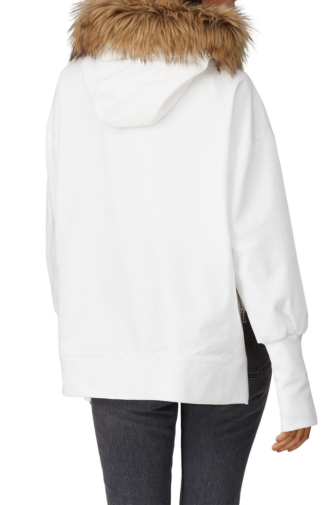 Cropped Faux Fur Collar Jacket by KF/KaufmanFranco x RTR 2