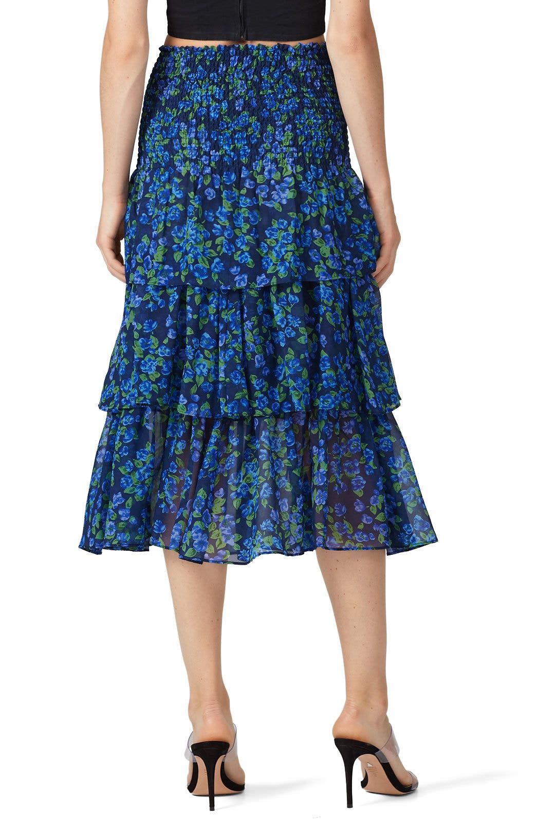Floral Tiered Skirt by The Kooples 2