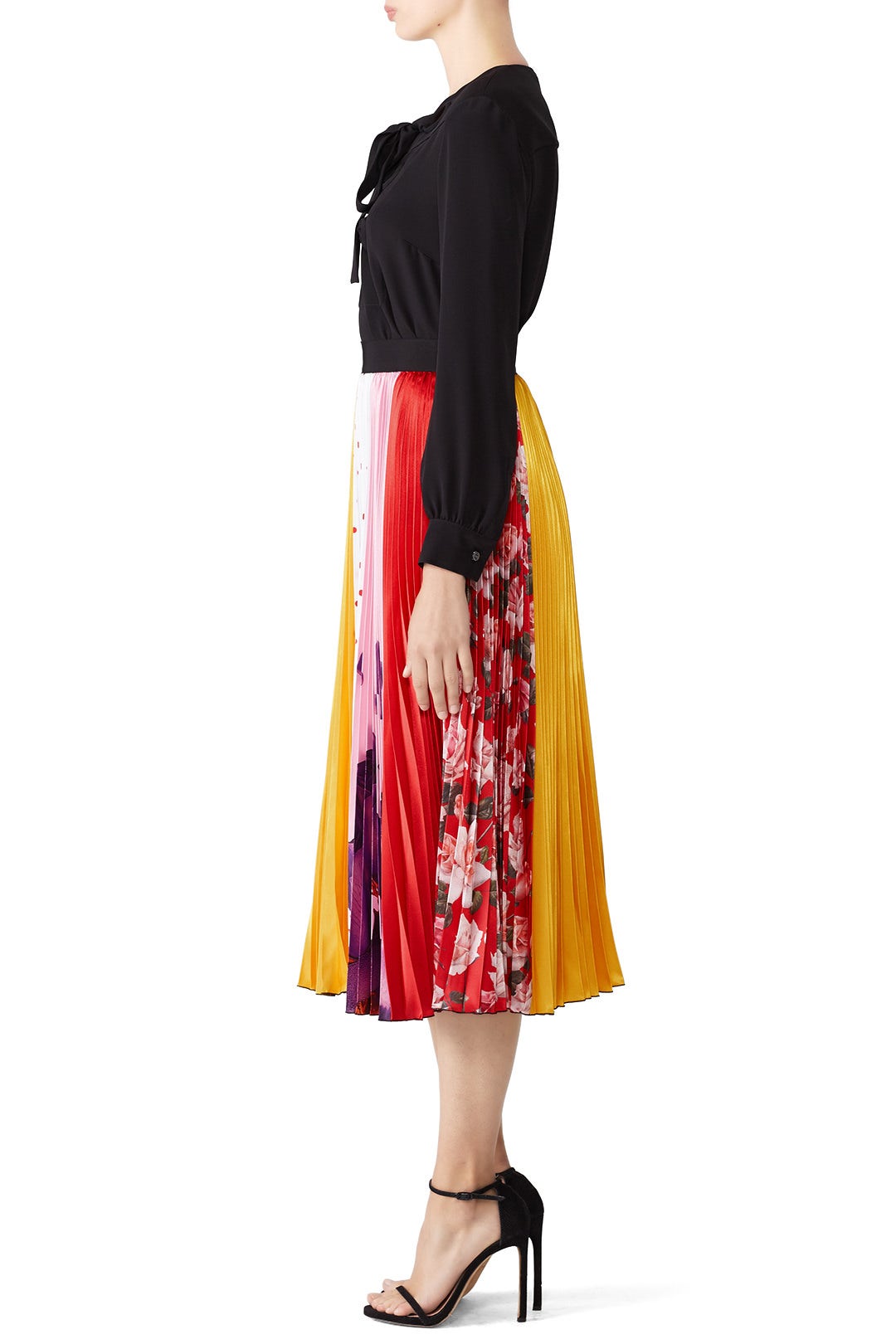 Patchwork Midi Skirt by MSGM 2