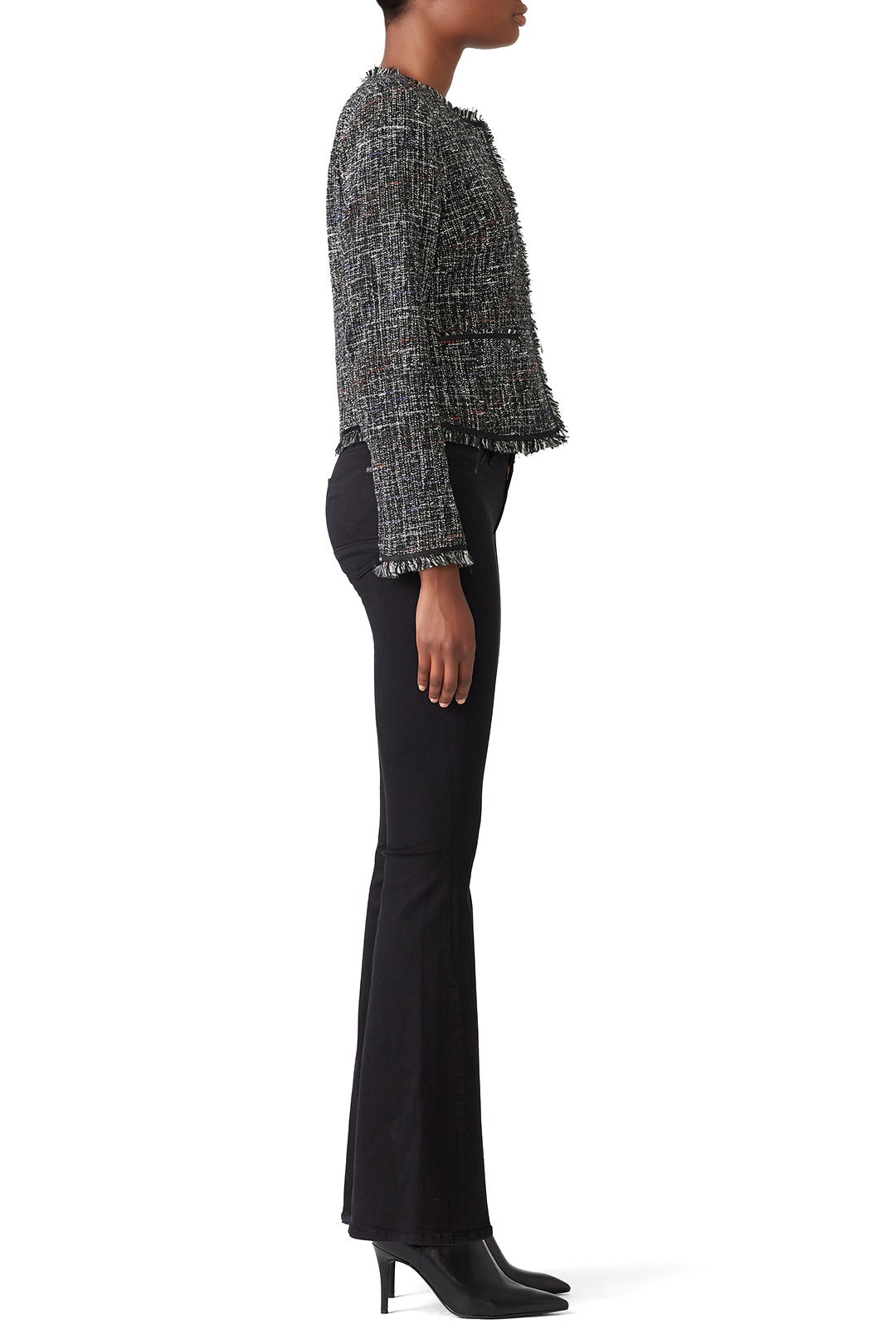 Tati Tweed Fringe Jacket by Greylin 1