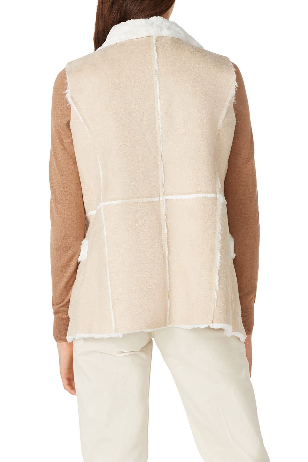 Chrissie Faux Fur Vest by cupcakes and cashmere | Rent the Runway