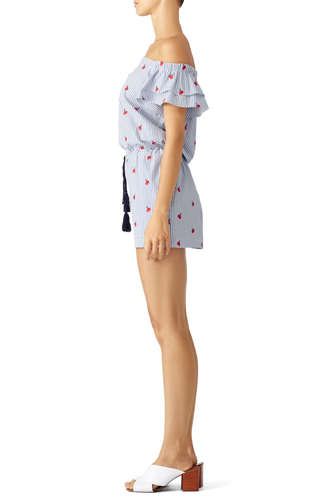 Cherry Orchard Ruffle Romper by Draper James 2