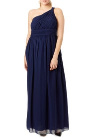 Navy Bacall Gown by Donna Morgan