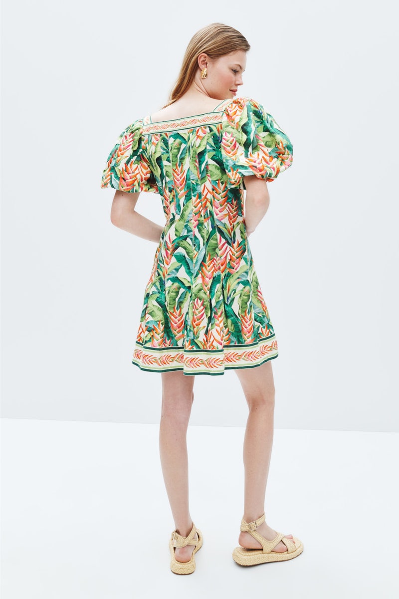 Heli Leaves Mini Dress by FARM Rio - Photo 2