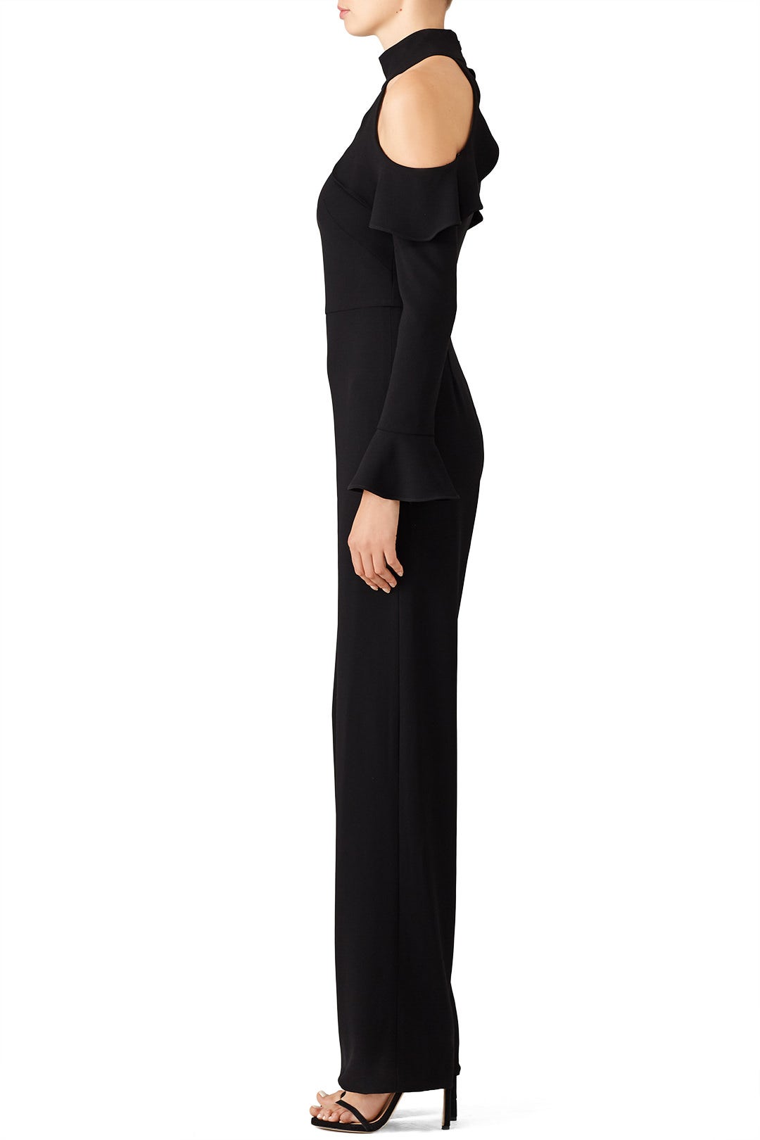 Black Cold Jumpsuit by ML Monique Lhuillier 2