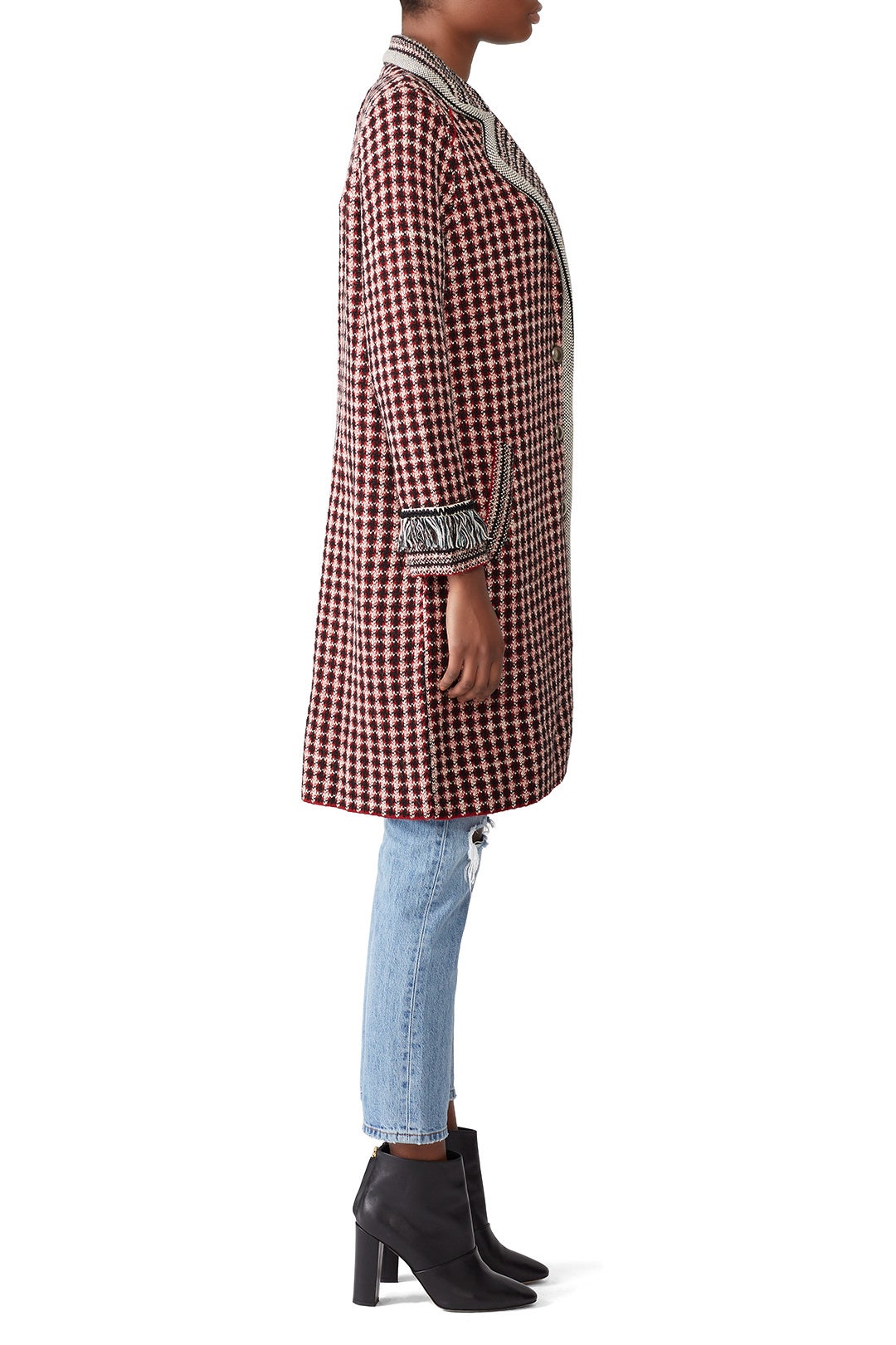 Geo Printed Fringe Coat by Aldomartins 2